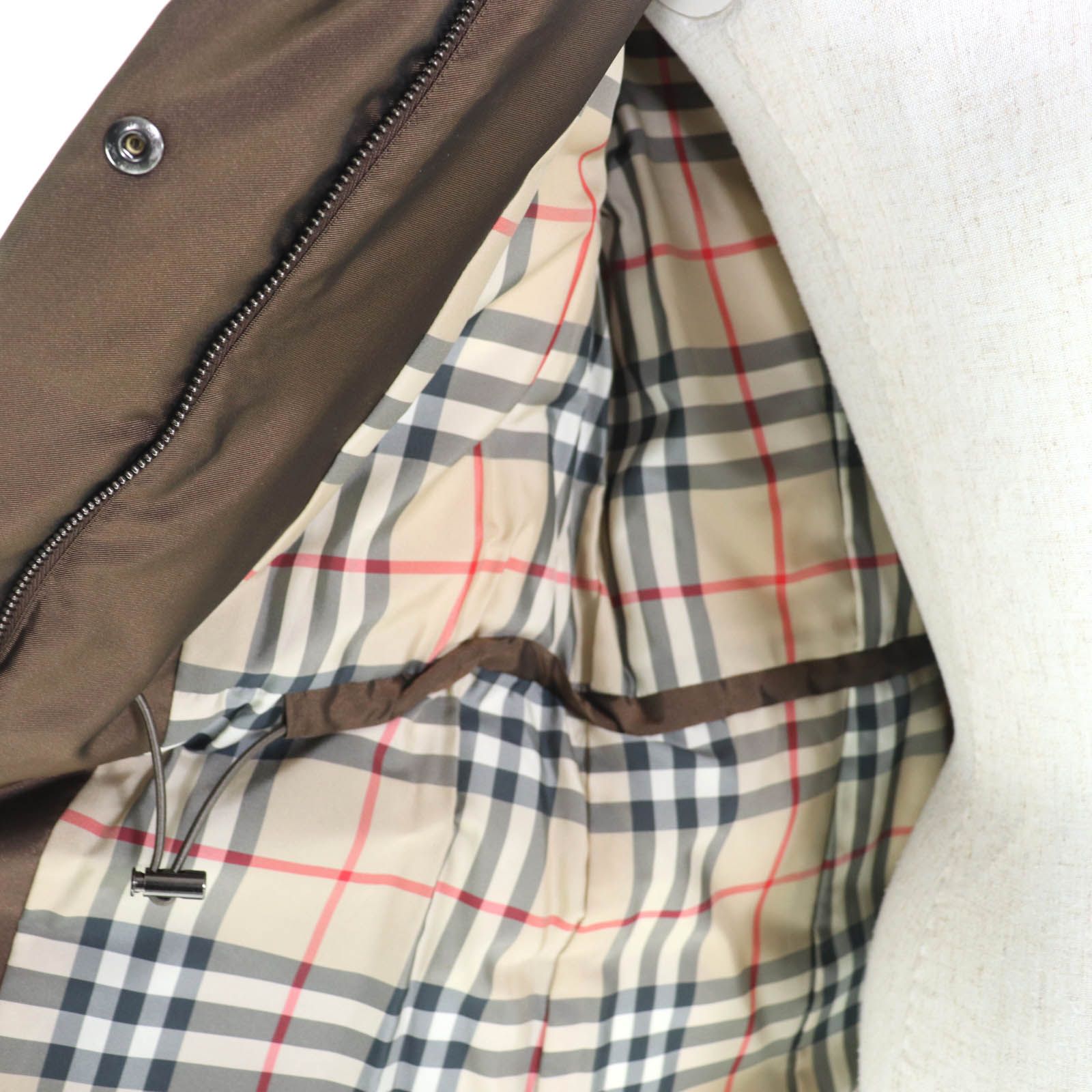 美品☆BURBERRY バーバリー FS035-931-55 フォックスファー・フード