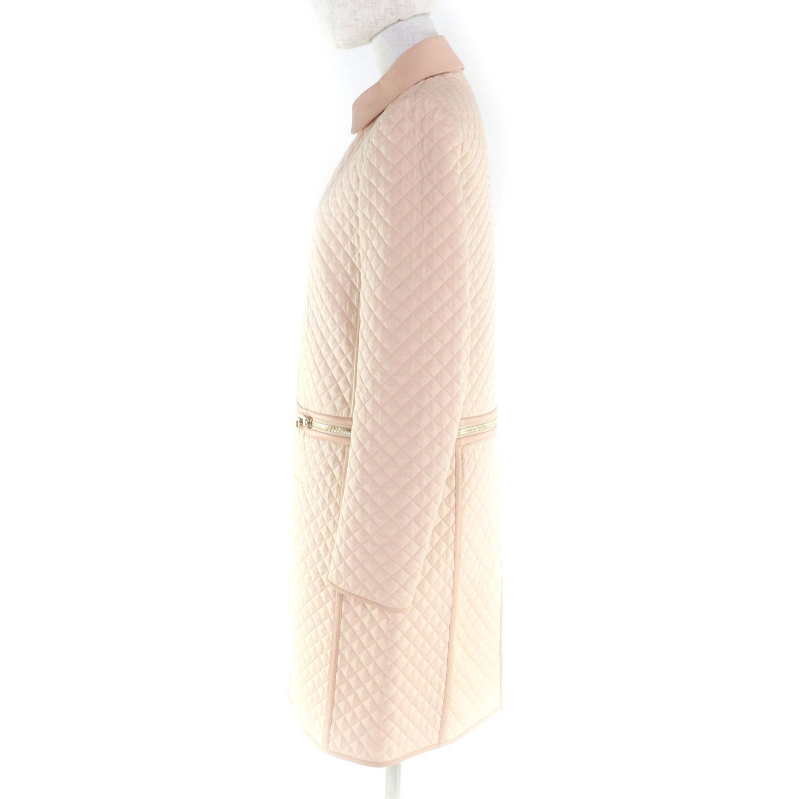 極美品★Salvatore Ferragamo★レザー★ガンチーニ★パフ★コート 極美品☆Salvatore Ferragamo☆レザー☆ガンチーニ☆パフ☆コート