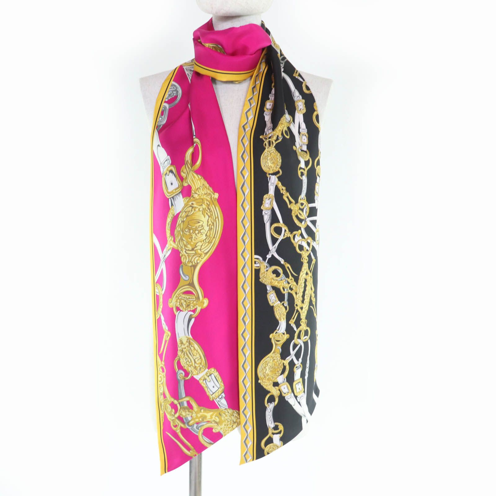 極美品☆HERMES エルメス マキシ ツイリー BRIDES DE GALA シルク100