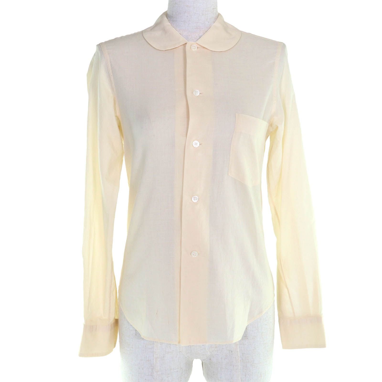 美品◇COMME des GARCONS コムデギャルソン コットン100％ ラウンド