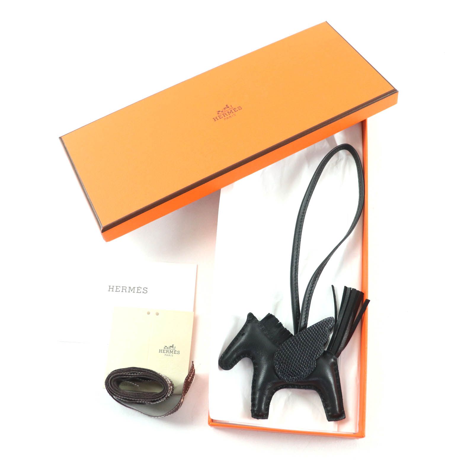 極美品☆HERMES エルメス ロデオチャーム ペガサス タッチ PM ソー