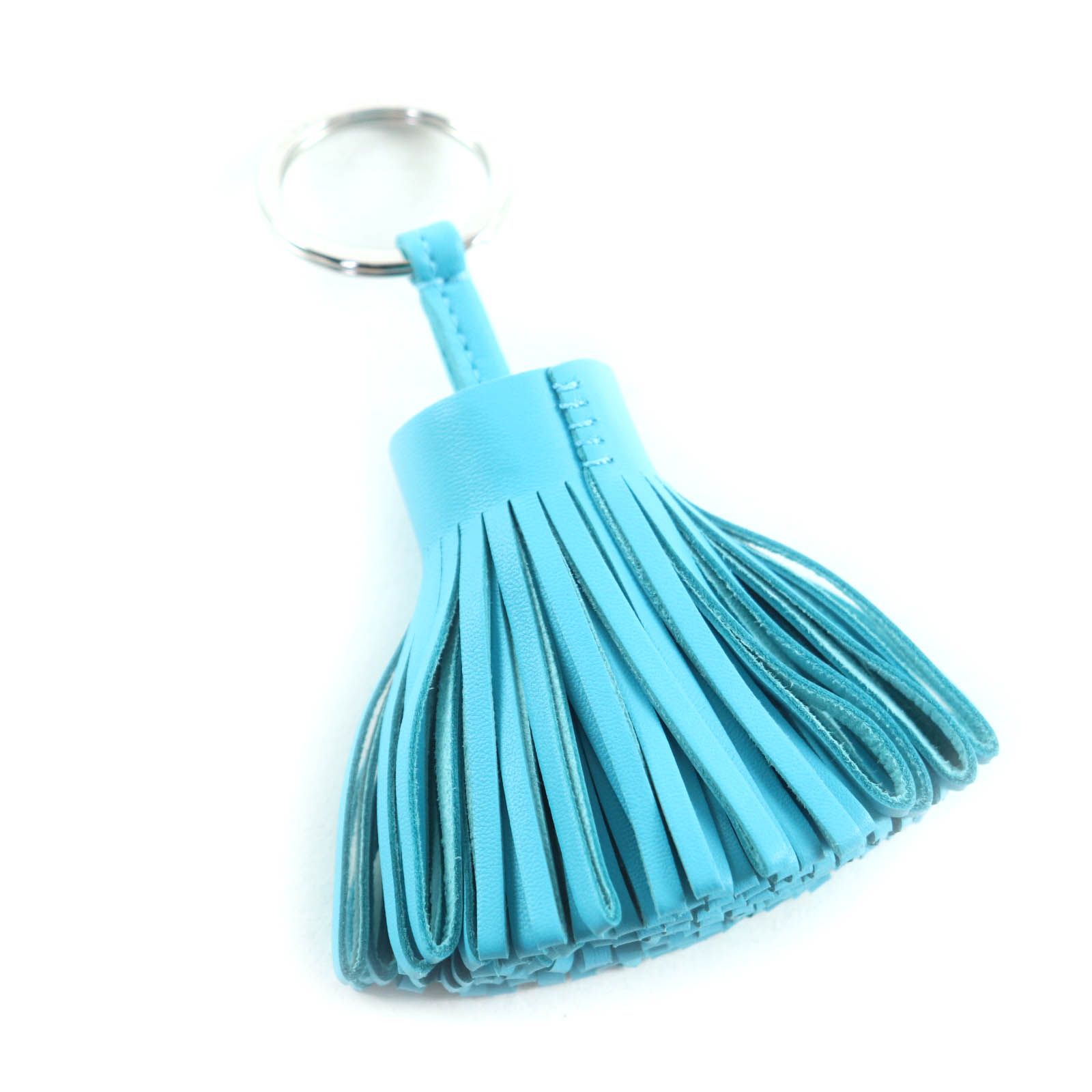 未使用品☆HERMES エルメス カルメン セレステ レザー シルバー金具