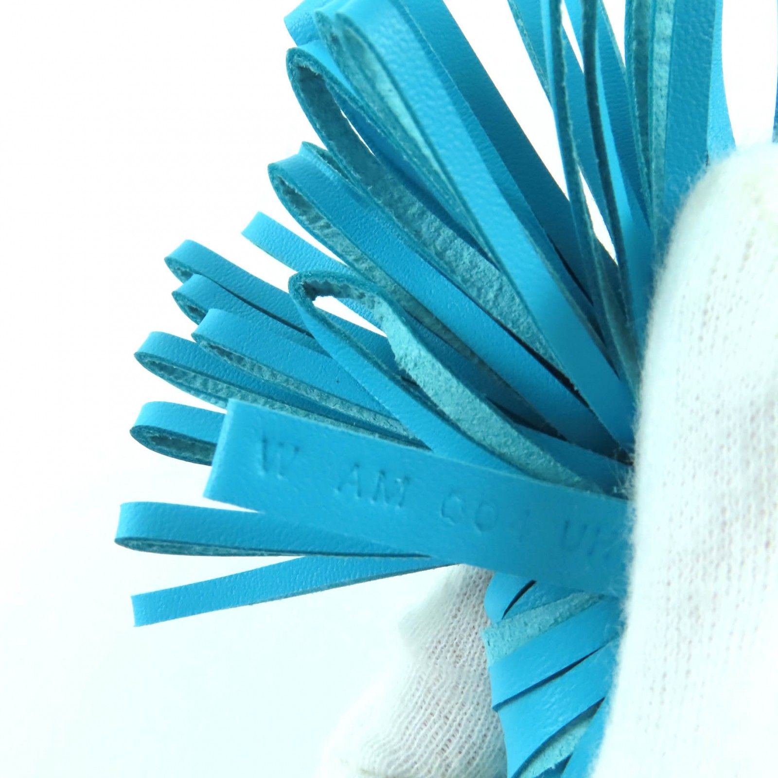 未使用品☆HERMES エルメス カルメン セレステ レザー シルバー金具