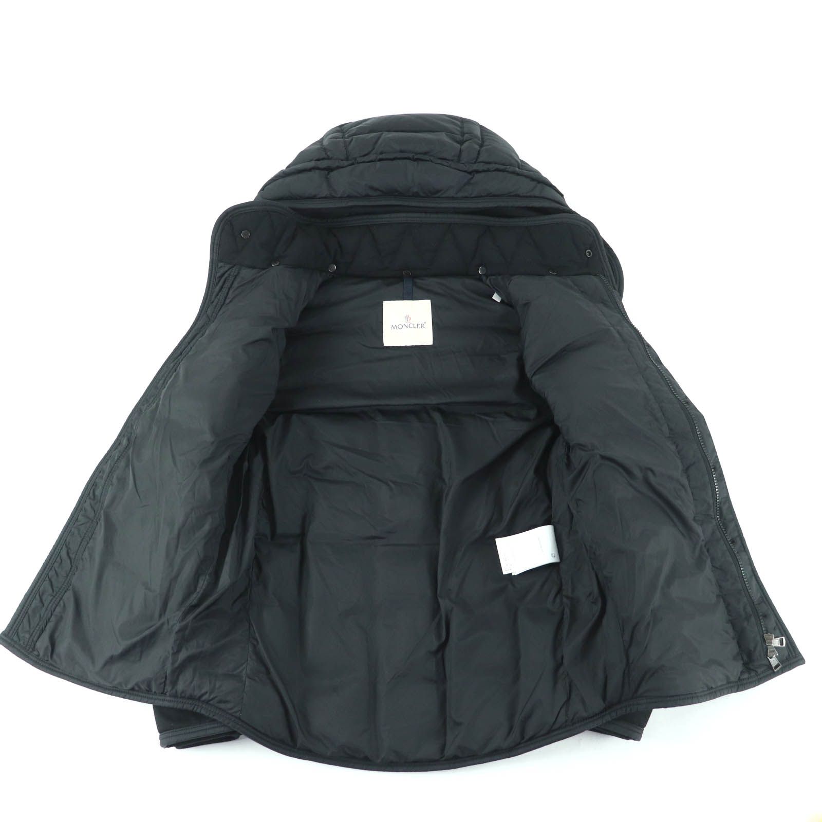 【美品】モンクレール　ライアン　サイズ1 ブラック　ダウンジャケット　RYAN 中古・古着通販】MONCLER (モンクレール) RYAN ライアン ダウン