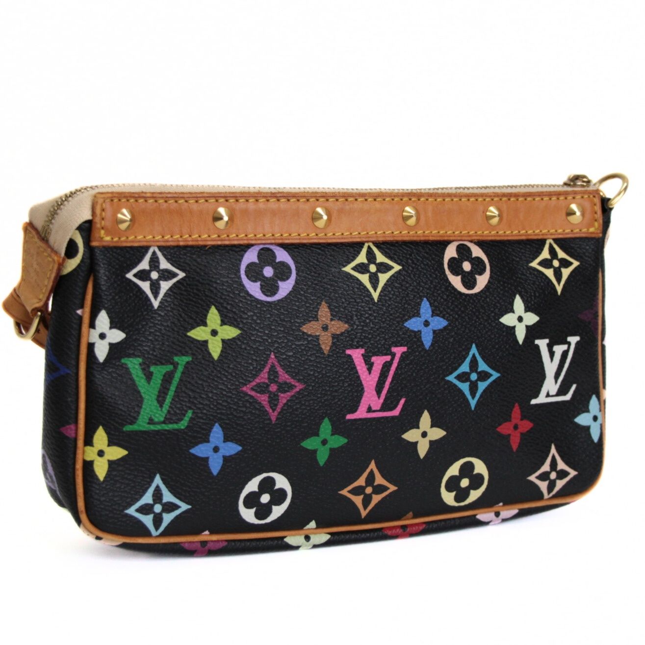 ルイヴィトン　アクセソワール　アクセサリーポーチ　マルチカラー黒 ルイヴィトン Louis Vuitton ポシェットアクセソワール アクセサリー