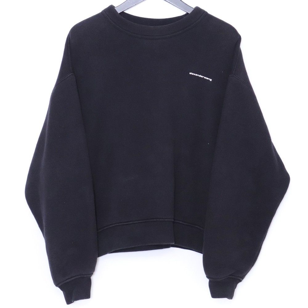 ALEXANDER WANG デンスフリース クルーネックプルオーバー スウェット