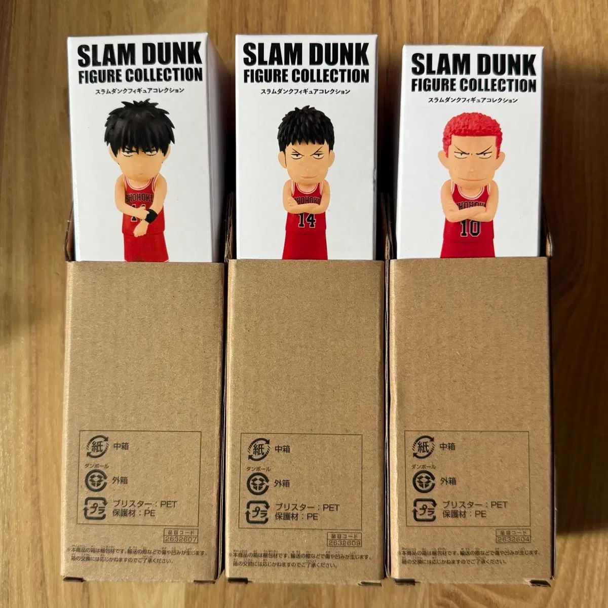  SLAM DUNK （スラムダンク） SD フィギュア コレクション (3種) 流川 楓、三井 寿、桜木 花道 その他