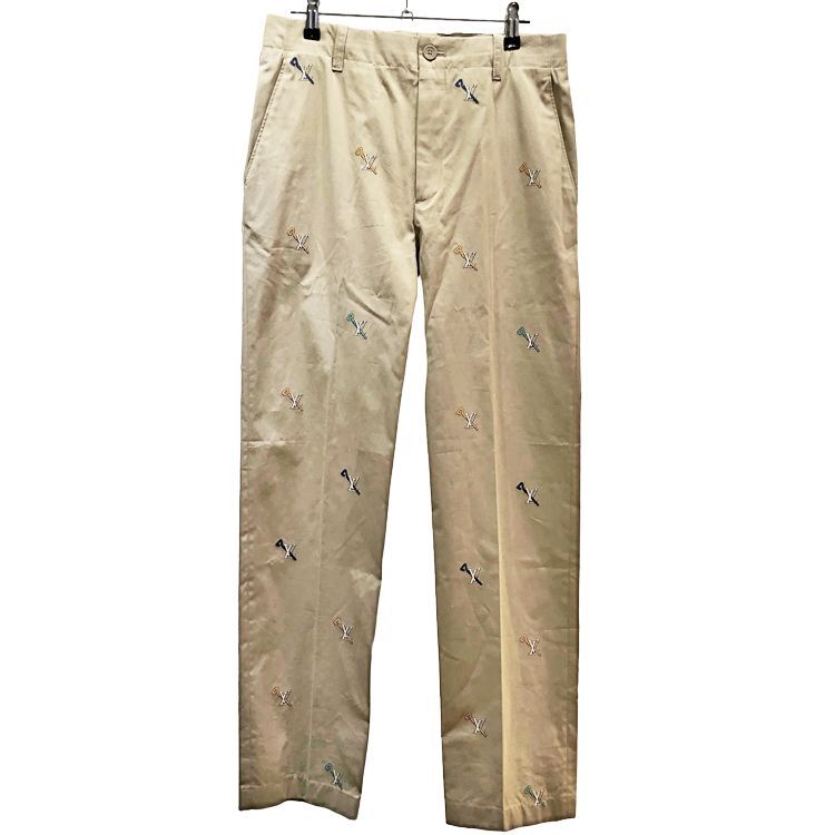 ルイヴィトン　チノパン LOUIS VUITTON ルイヴィトン 23AW LVエンブロイダリー ロゴ刺繍
