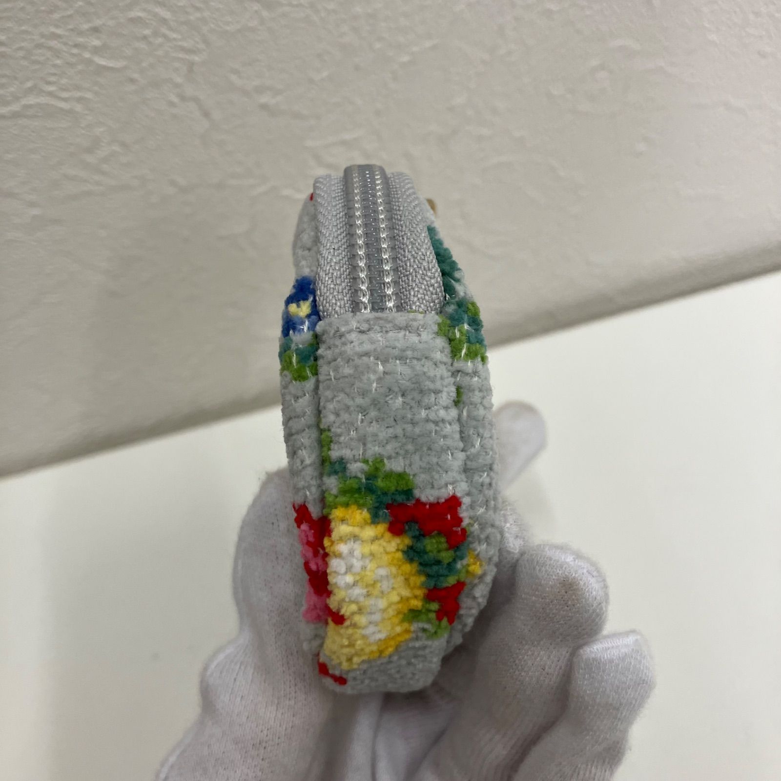 7797 美品 FEILER フェイラー ポーチ チャームポーチ ハイジドット 