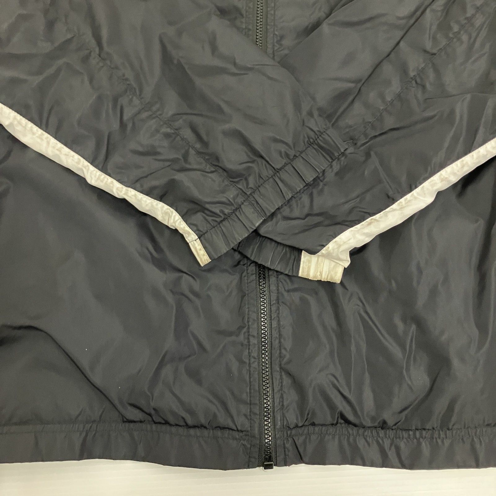 ◇ NIKE ナイキ ナイロンジャケット 白タグ 90s ジップアップ 裏地