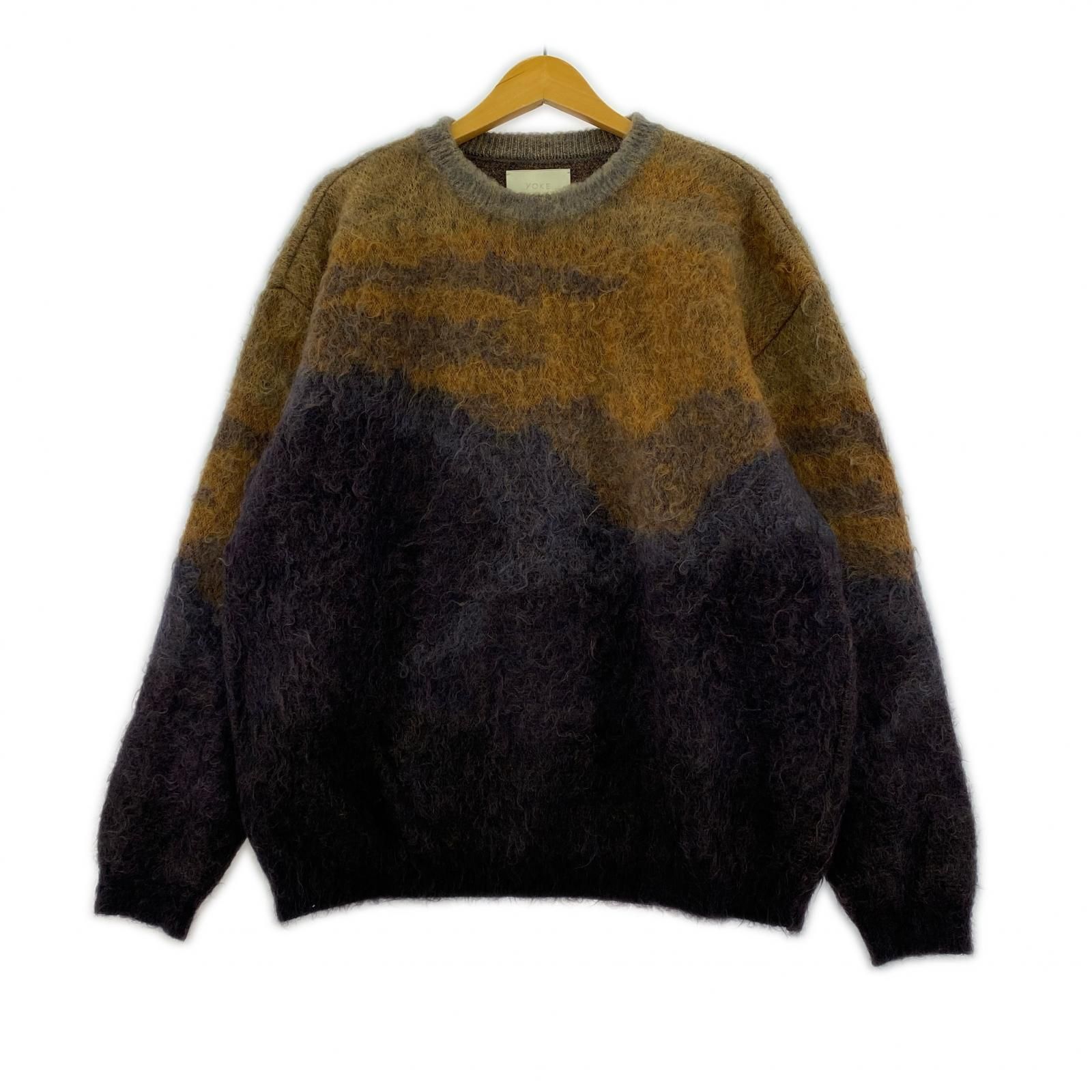 YOKE 23AW LANDSCAPE MOHAIR JACQUARD KNIT 2 - メルカリ