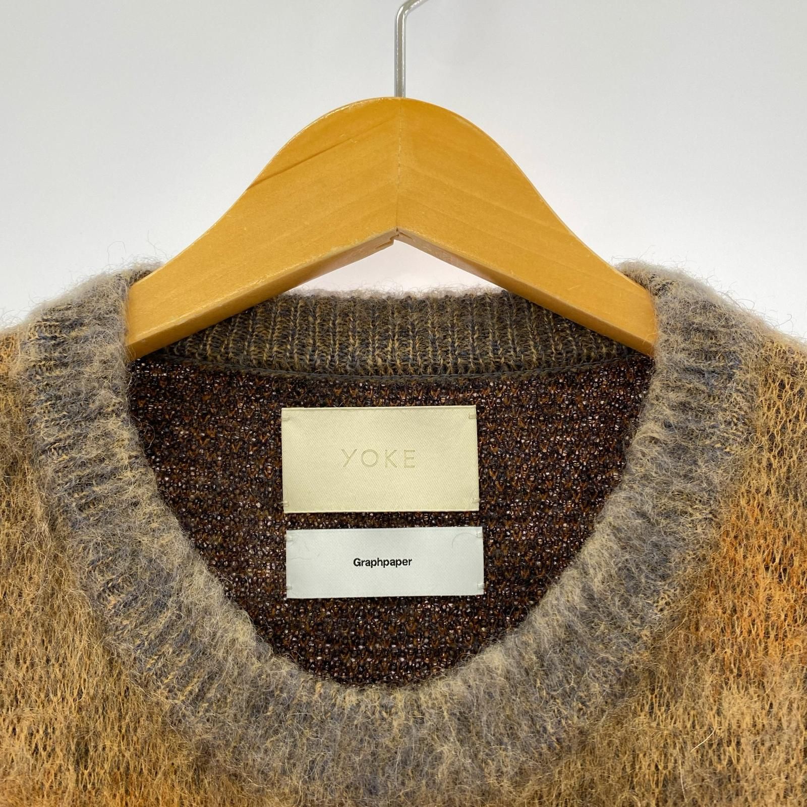 YOKE 23AW LANDSCAPE MOHAIR JACQUARD KNIT 2 - メルカリ