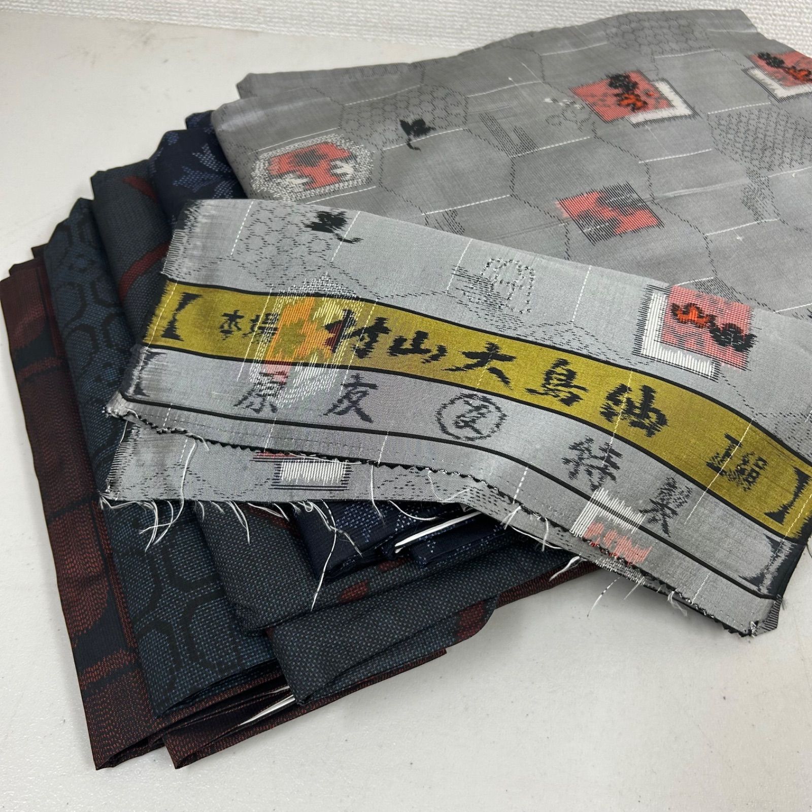 大島紬 着物 正絹 5着 着物まとめ売り リメイク材料 m-726 - メルカリ