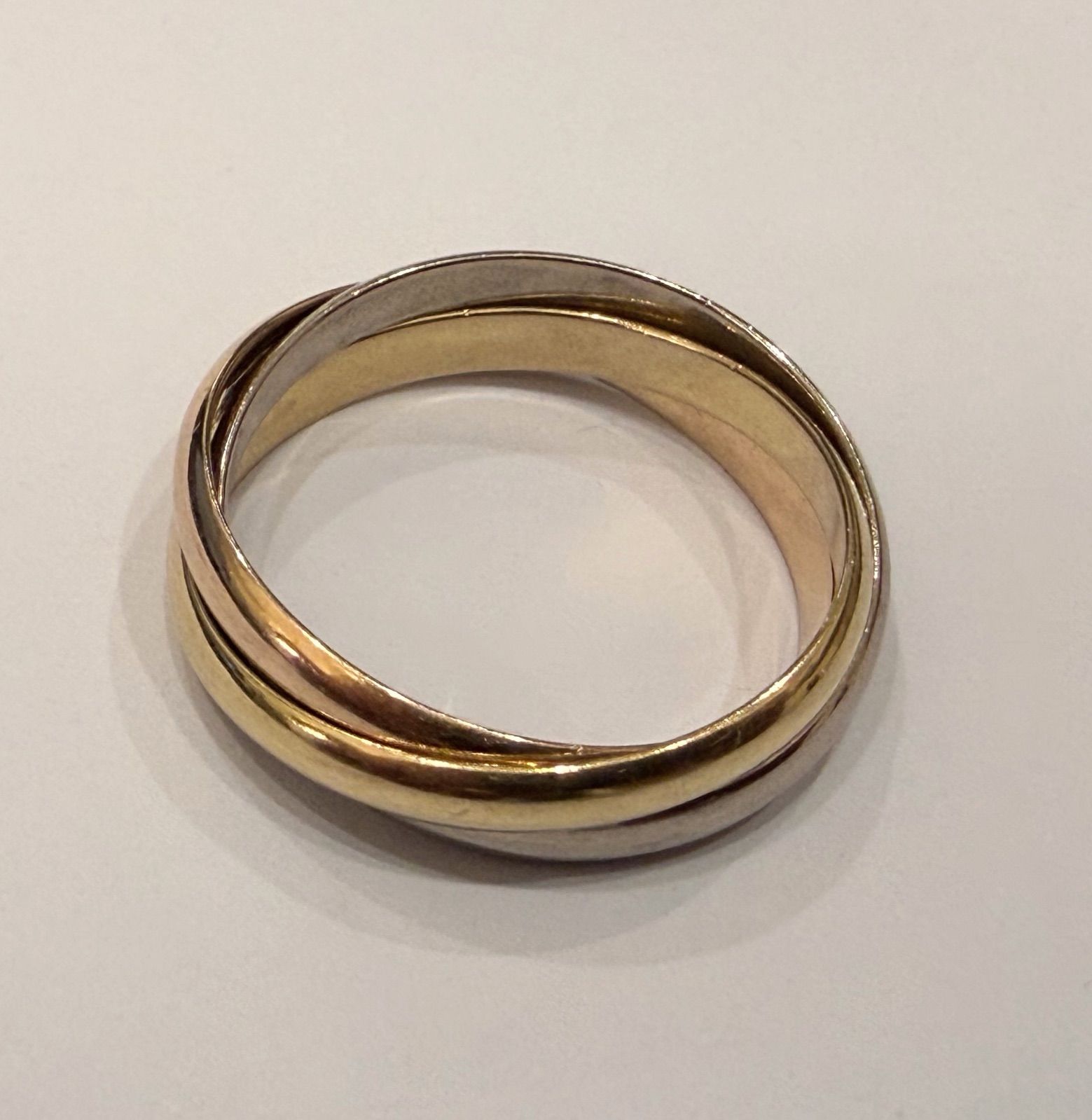 Cartier カルティエ トリニティ リング 8号 Cartier（カルティエ） クラシック トリニティ リング ホワイト