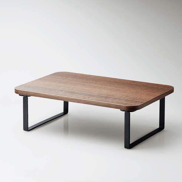 エレコム モニター台 パソコン台 木製 オフィス用品 キーボード収納(29.5cmまで) 簡単組立 工具不要 省スペース 寸法[幅38×奥26×高12cm] チーク調