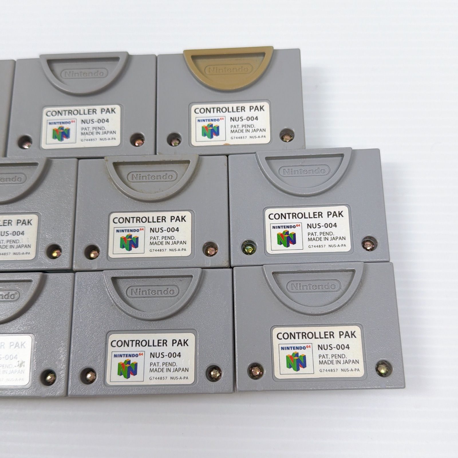 ニンテンドー64 コントローラーパック NUS-004 11個セット 動作確認