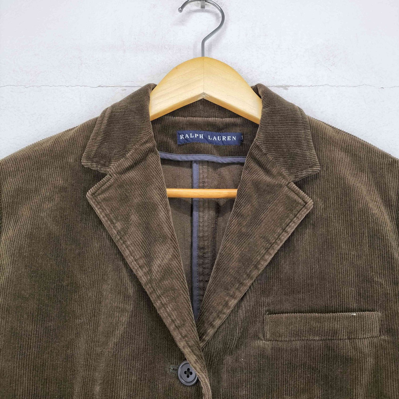 ラルフローレン RALPH LAUREN 日本製 コーデュロイ3Bテーラード