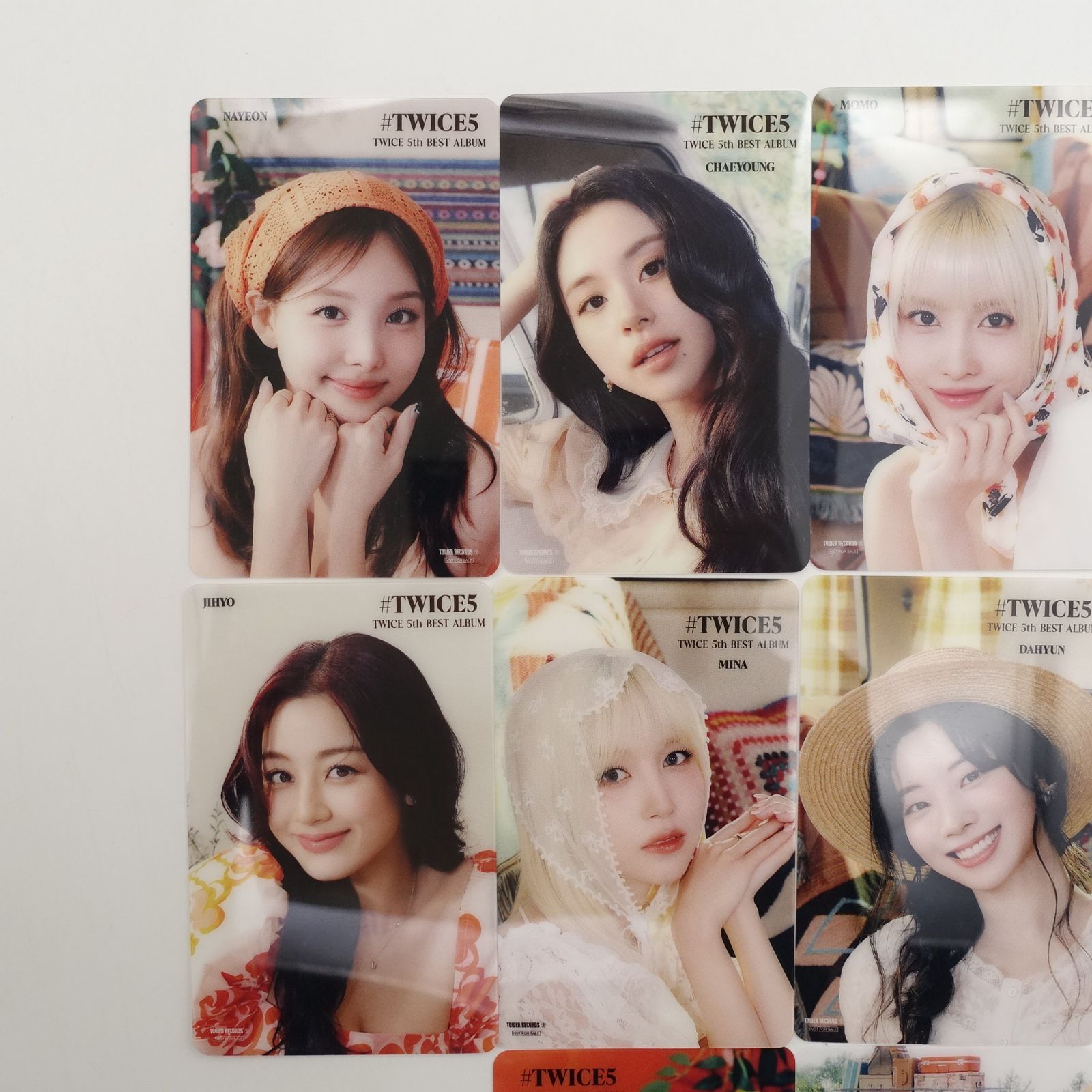 TWICE #TWICE5 タワレコ クリアトレカ フォト カード コンプ セット