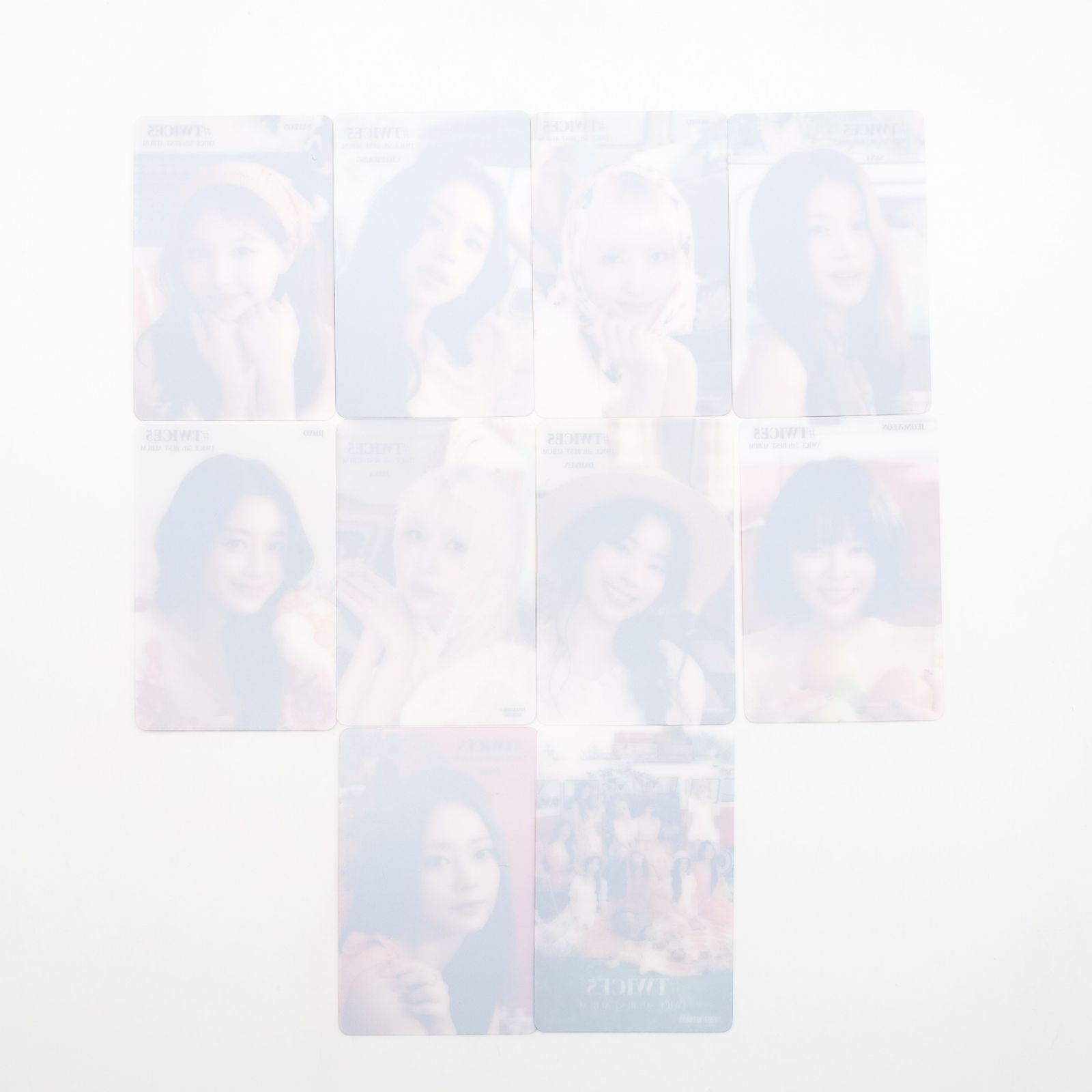 TWICE #TWICE5 タワレコ クリアトレカ フォト カード コンプ セット