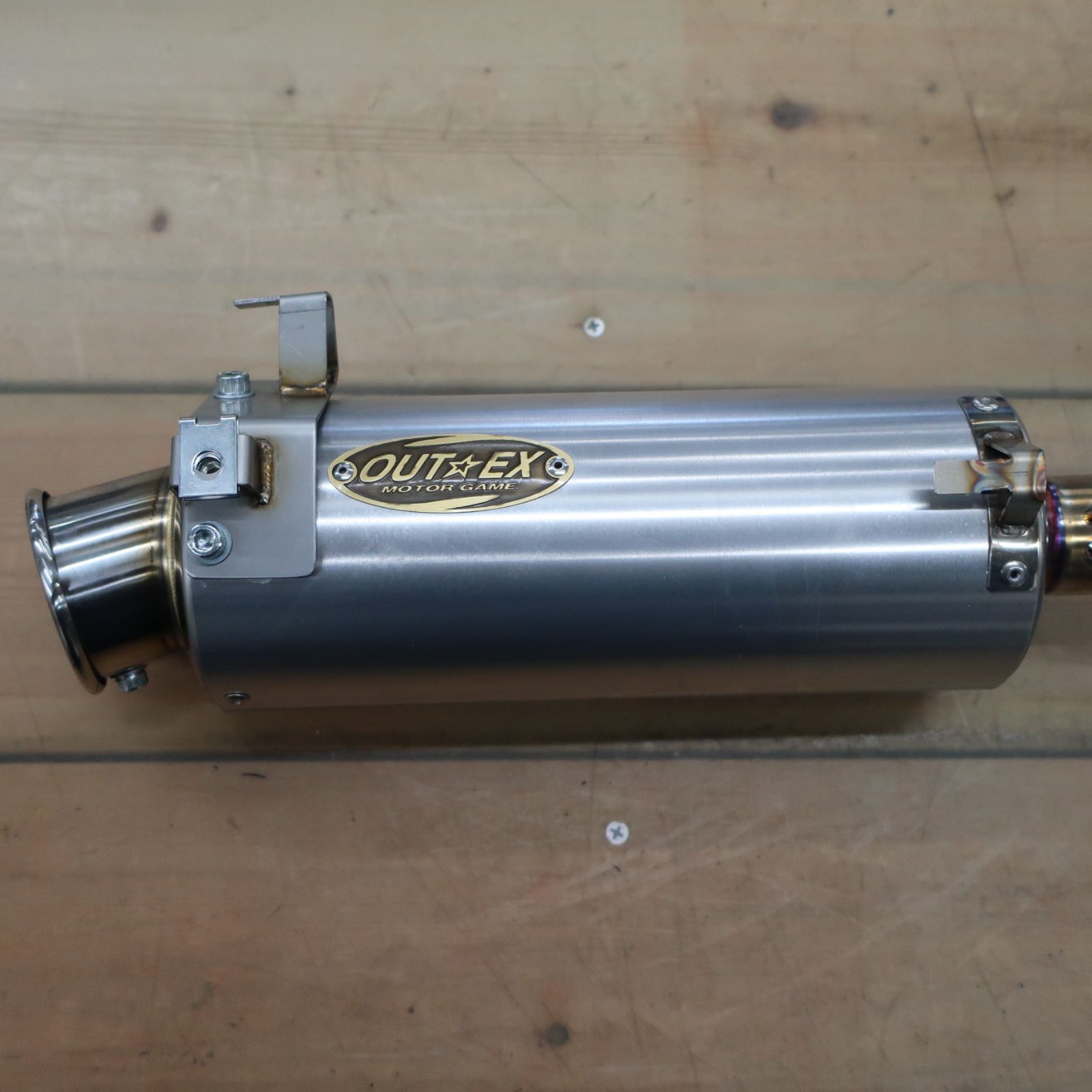 OUTEX ステンレスマフラー モンキー125用 - メルカリ