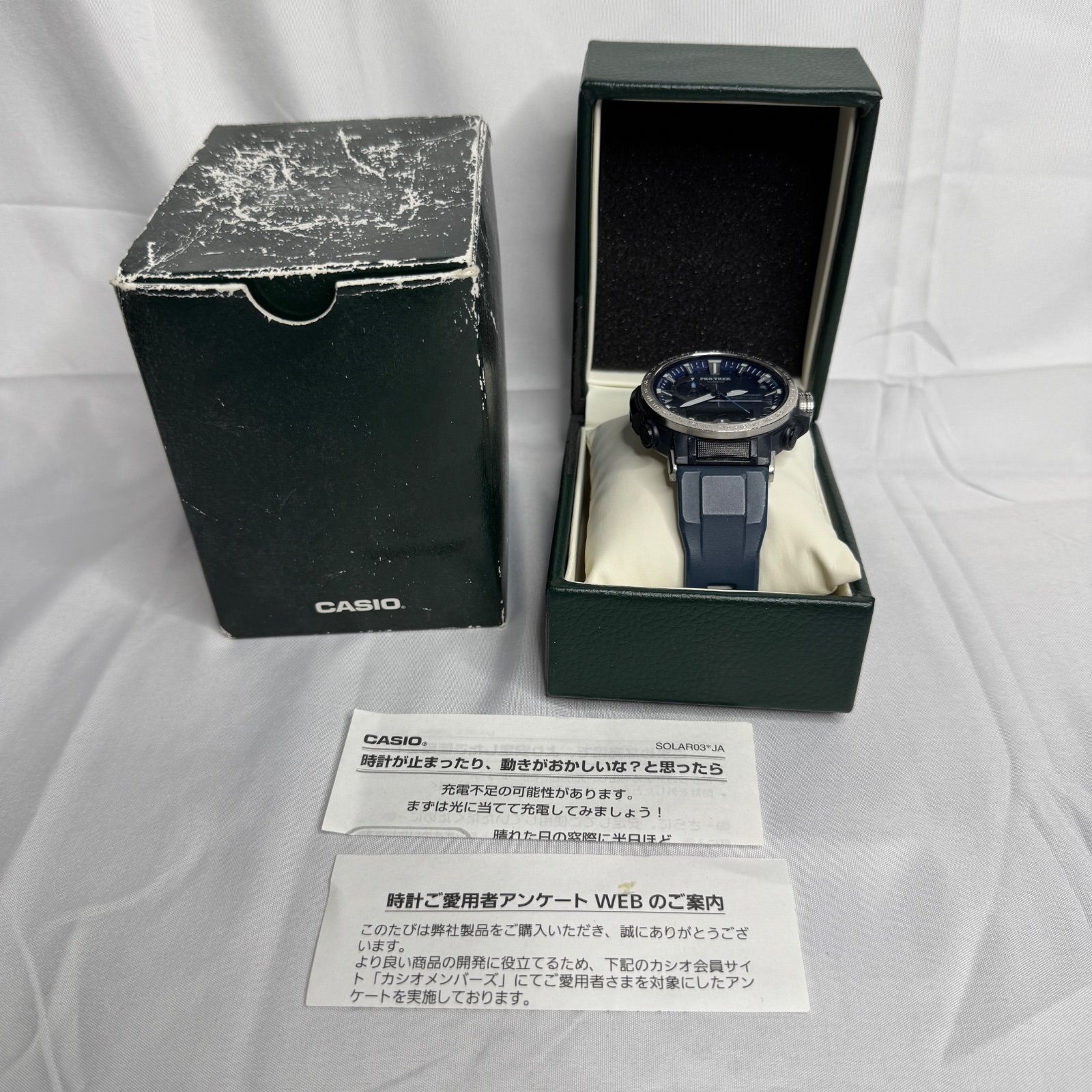 動作良品/電波ソーラー】カシオ プロトレック PRW-60 クライマーライン 