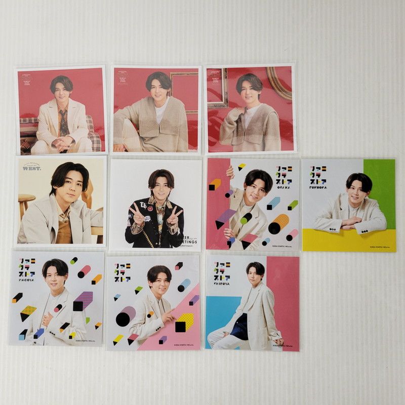 中古美品】 WEST. 小瀧望 ましかくフォト セット 【086-251222-TT-01