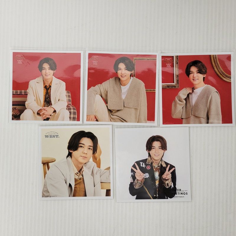 中古美品】 WEST. 小瀧望 ましかくフォト セット 【086-251222-TT-01