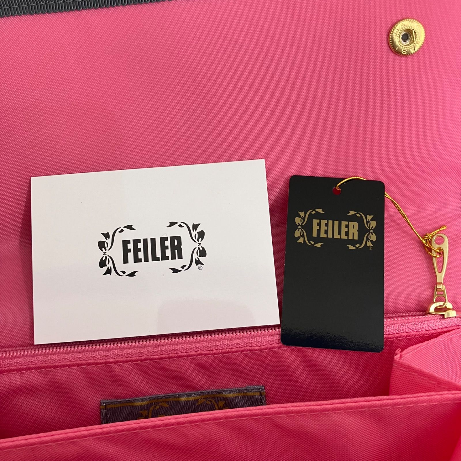 7794 美品 FEILER フェイラー マルチケース 母子手帳ケース ハイジ 
