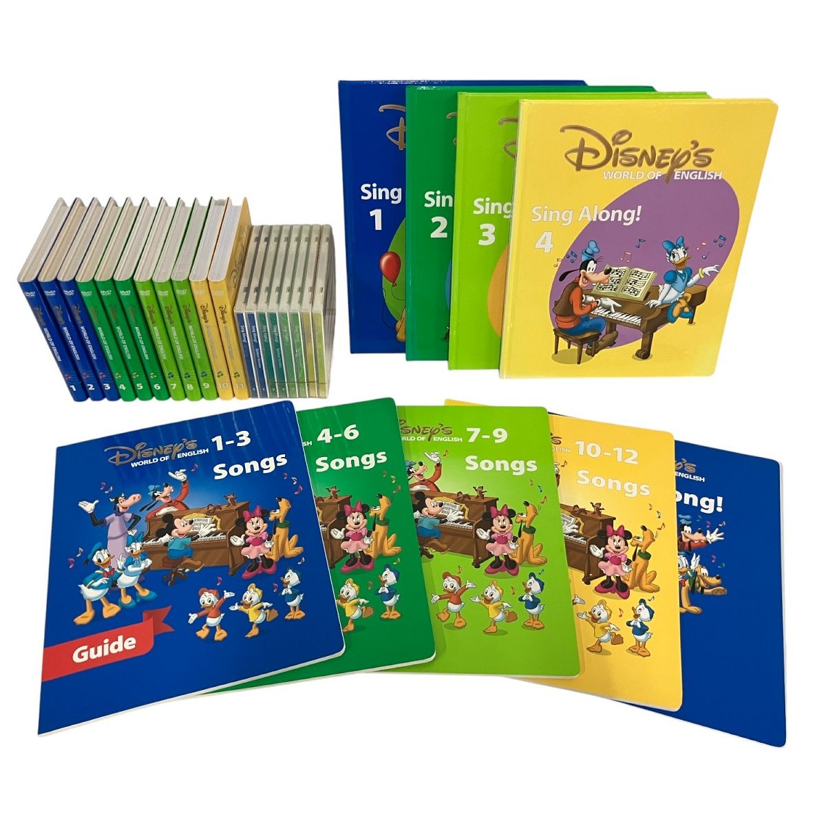 専用出品DWE ディズニー英語　シングアロングフルセット　ほぼ未使用　2013年 DWE シングアロング 2013年製 ディズニーワールドイングリッシュ 中古