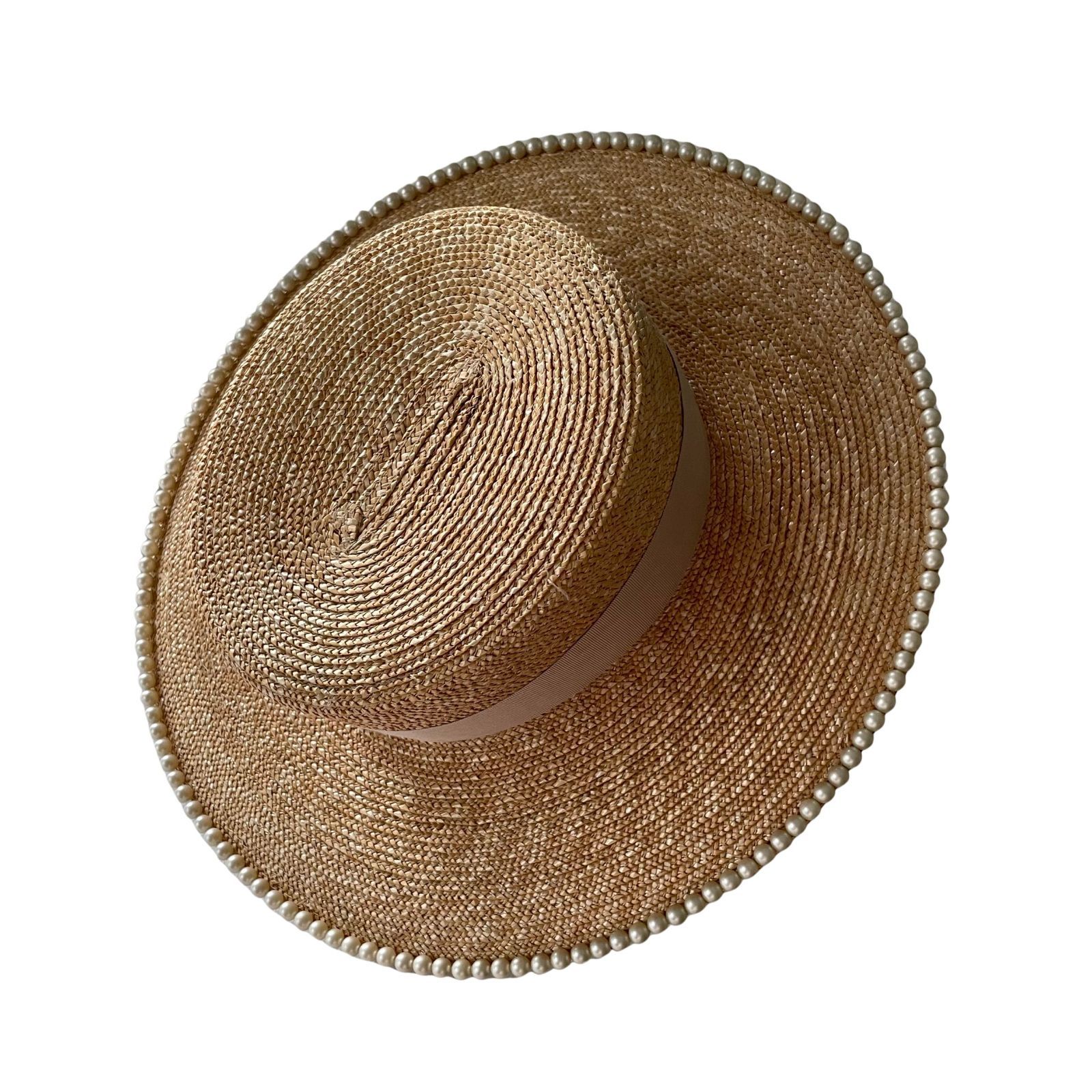 新品級/極美品】 GUCCI グッチ レディース ストローハット麦わら帽子