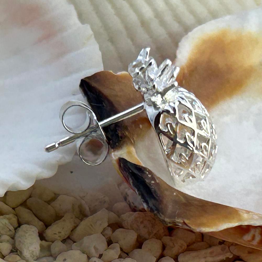 新品】ハワイアンジュエリー パイナップル ピアス シルバー