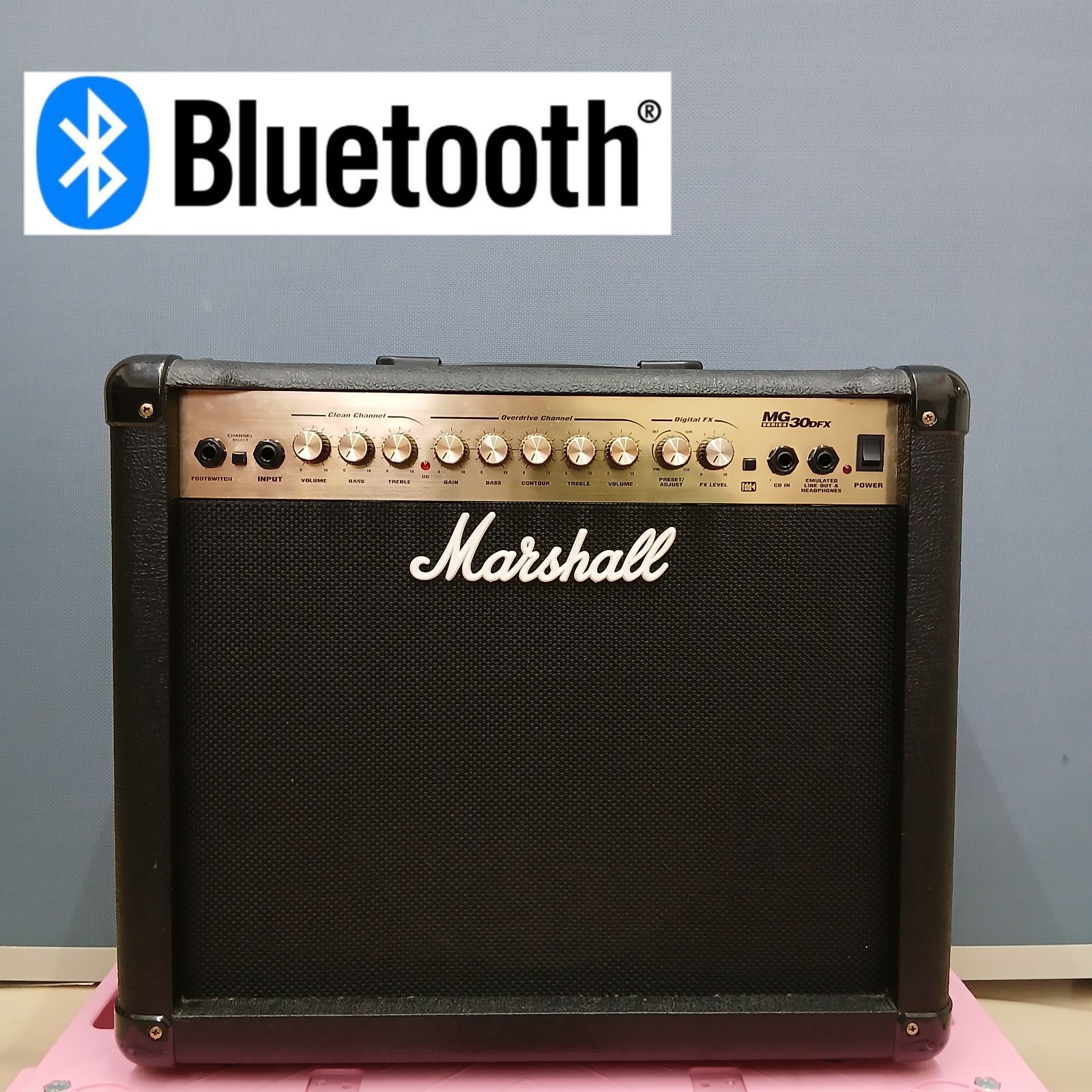 マーシャル　mg30dfx  ギターアンプ　メルカリ出品中 Marshall MG30DFX ギターアンプ Bluetooth機能搭載 - メルカリ