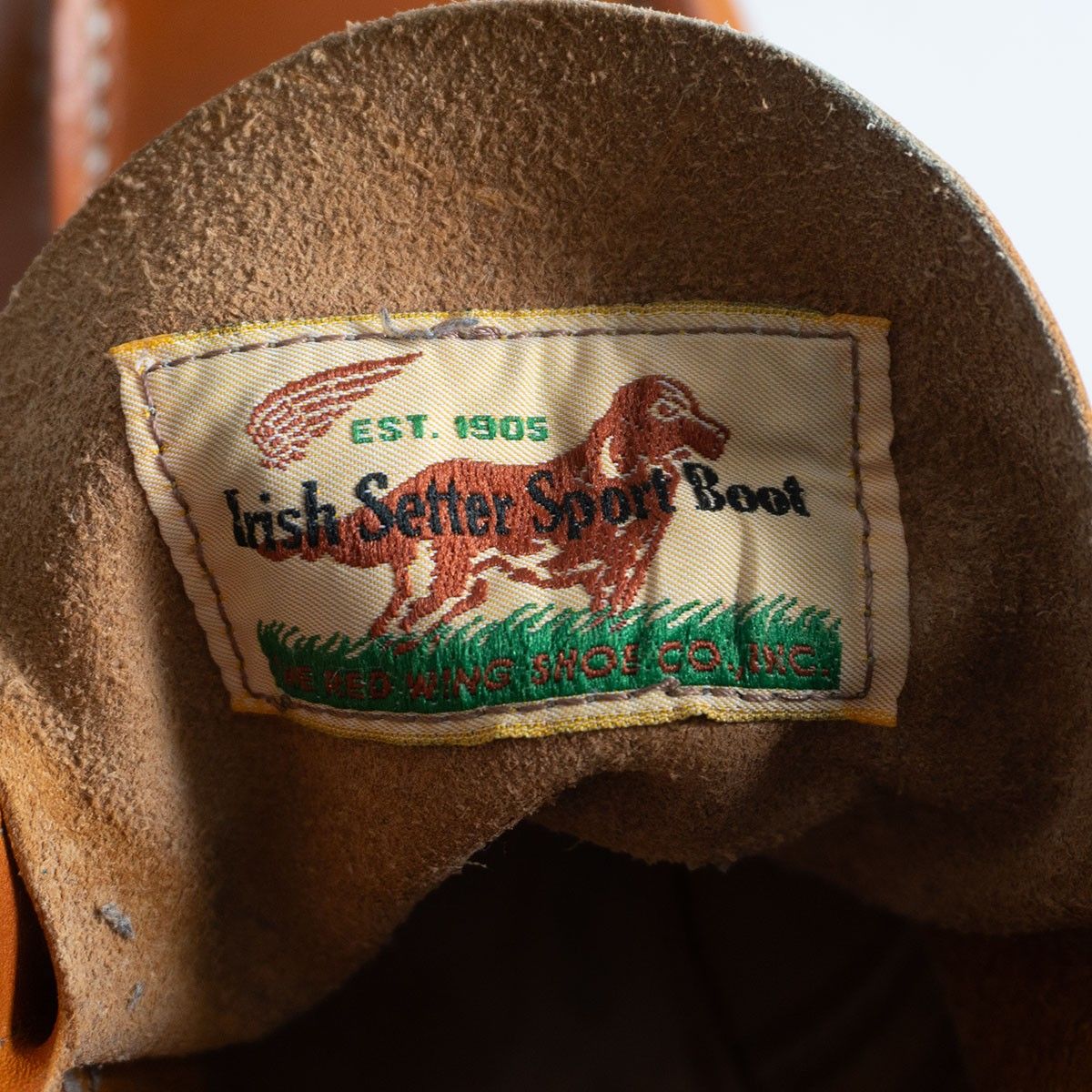復刻四角犬タグ】REDWING【9875 アイリッシュセッター 6inch Classic