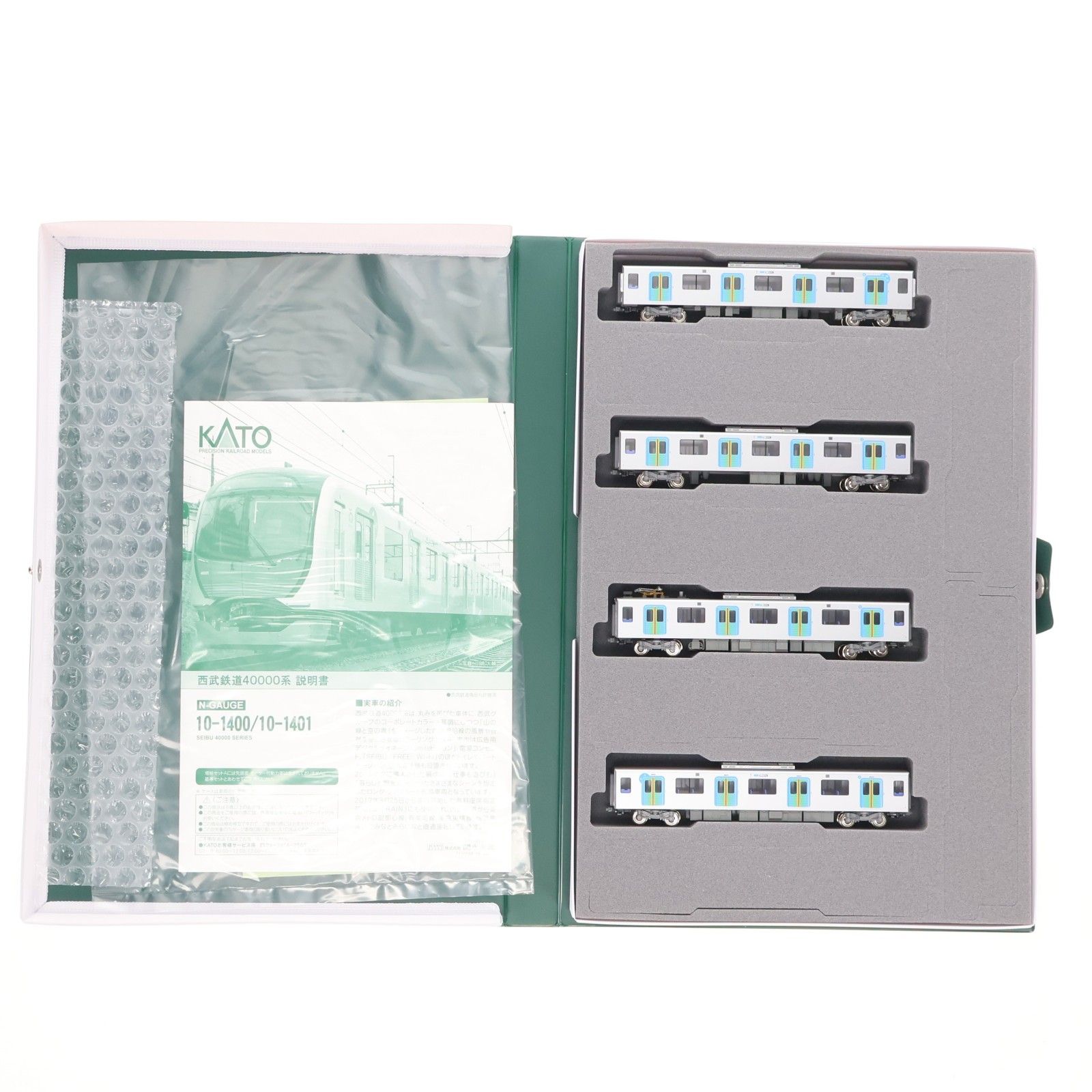10-1401 西武40000系 増結セットA(4両)(動力無し) Nゲージ 鉄道模型