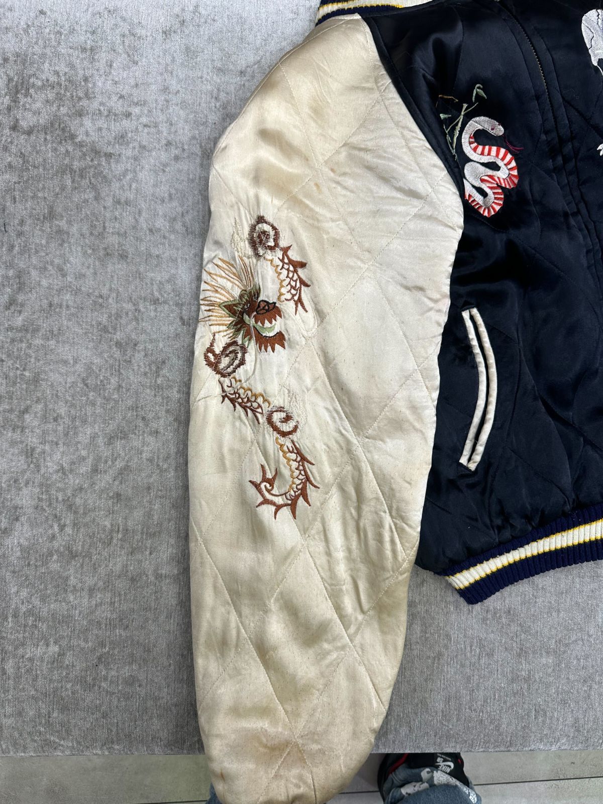 HOUSTON (ヒューストン) 90S VINTAGE ヴィンテージ 飛有棲屯 漢字タグ