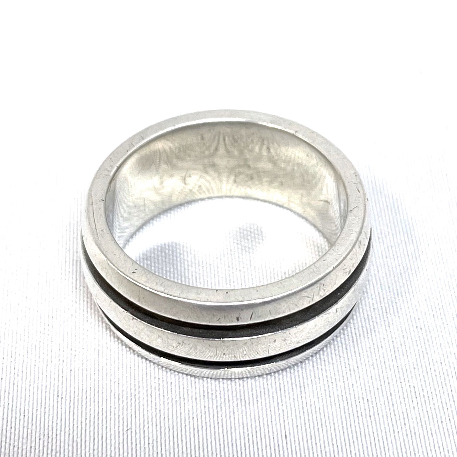 美品 TIFFANY ティファニー グルーブド ダブルライン シルバーリング ブランド時計＆ジュエリー 買取販売 リベロ / ティファニー グルーブド