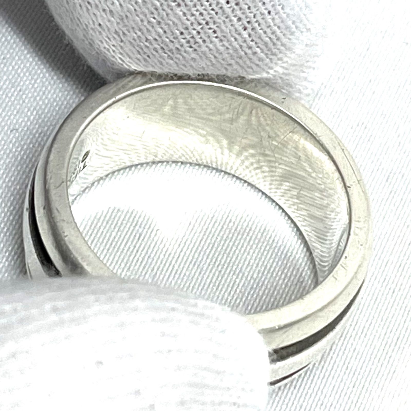 美品 TIFFANY ティファニー グルーブド ダブルライン シルバーリング ブランド時計＆ジュエリー 買取販売 リベロ / ティファニー グルーブド