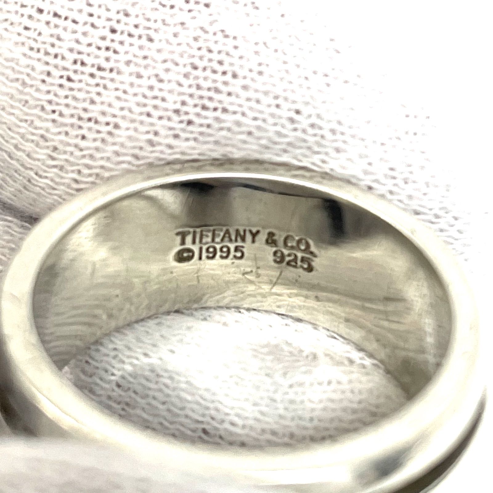 ティファニー グルーブド ダブルライン リング 925 12.5号 3482 ティファニー グルーブド ダブルライン リング 925 12.5号 3482
