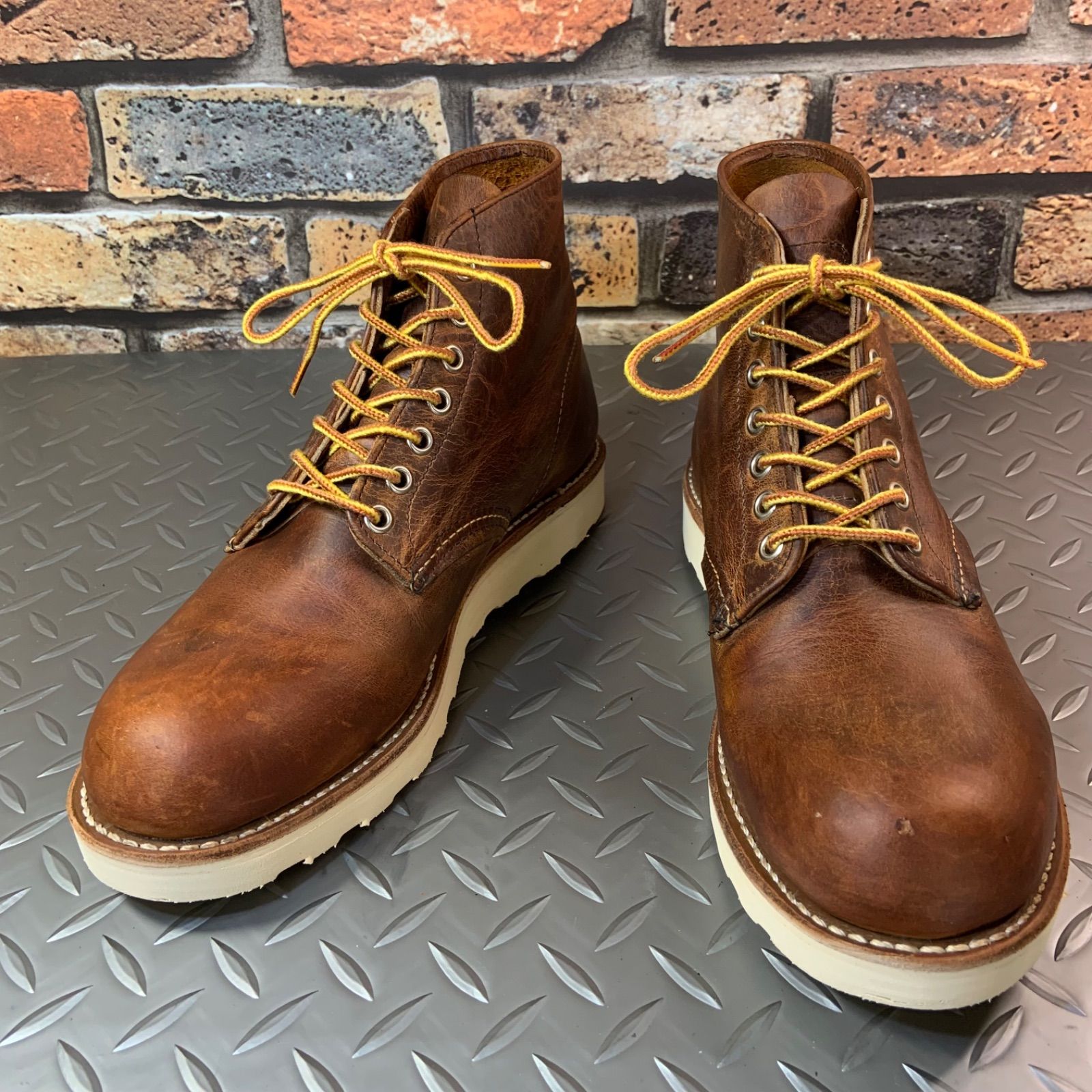 REDWING　 9111 　ラウンドトゥワークブーツ　2006年製　US7D　JP25　レッドウイング　廃盤品　アメリカ製（25L8-9111)