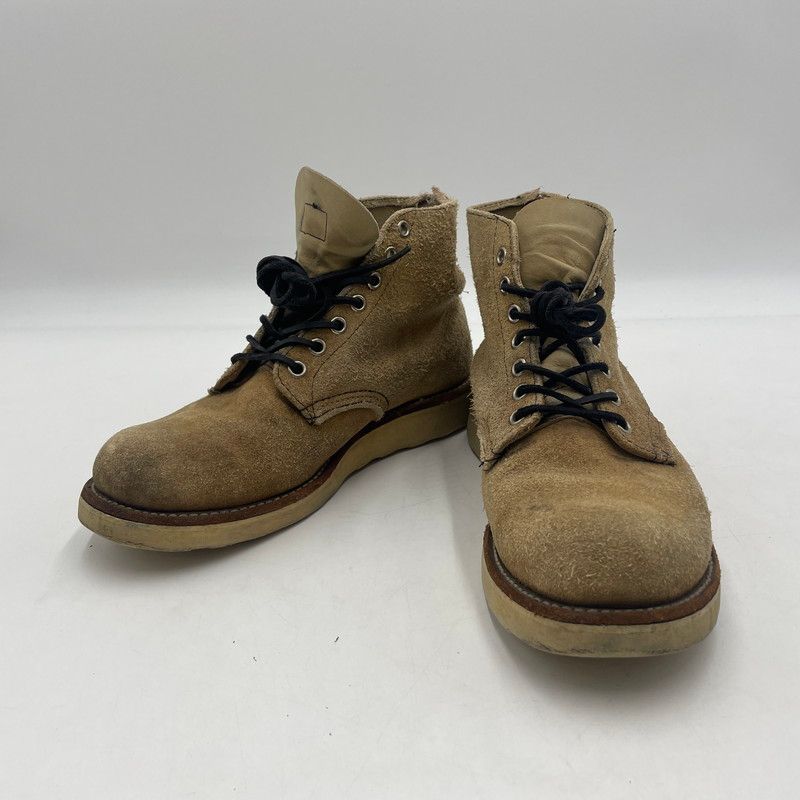 【現状渡し品】RED WING レッドウィング CLASSIC ROUND BOOTS 8167 クラシック ラウンド ブーツ 靴 プレーントゥ ラフアウトレザー 【164-251222-ko-09-tei】