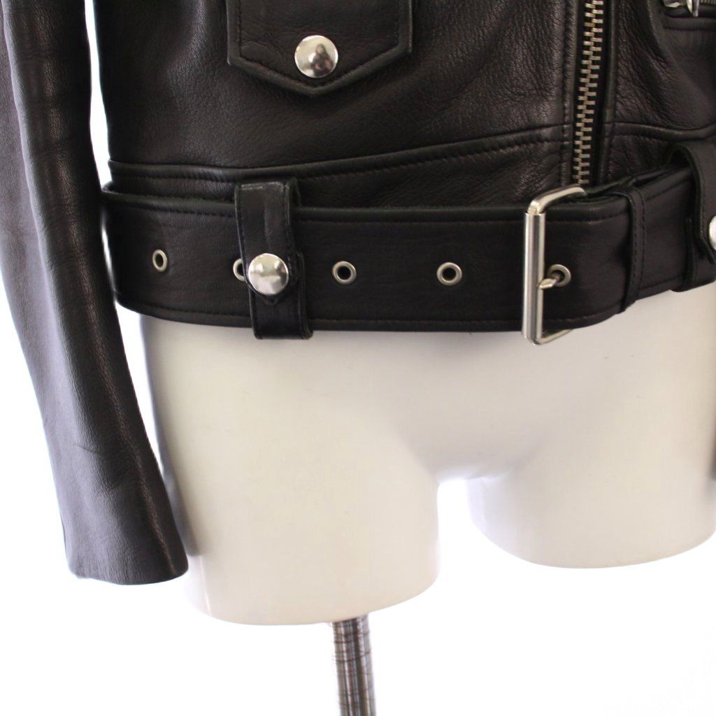 値下げ　Acne Studios ダブルライダース MOCK 羊革　黒　36 値下げ Acne Studios ダブルライダース MOCK 羊革 黒 36 値下げ Acne