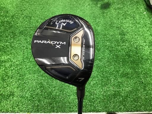 キャロウェイX５番フェアウェイウッドFWゴルフクラブ初心者フジクラ中古メンズR右 中古】 キャロウェイ PARADYM X 7W フェアウェイウッド FW VENTUS TR 5