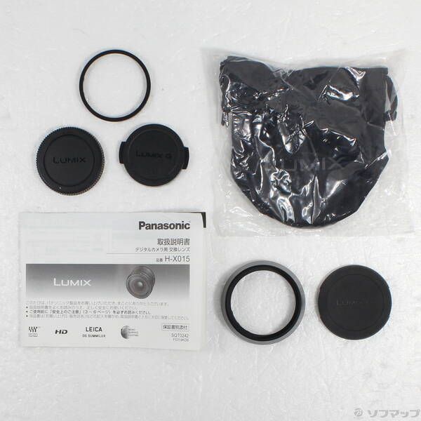 中古品〕 LEICA DG SUMMILUX 15mm F1.7 ASPH H-X015-K【262】 - メルカリ