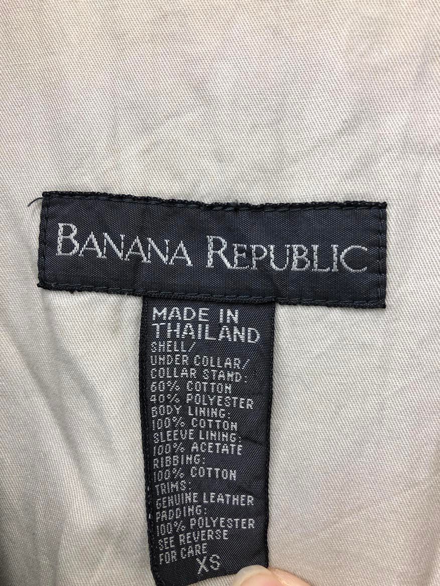BANANA REPUBLIC バナナリパブリック ミリタリーテイスト 革 90S