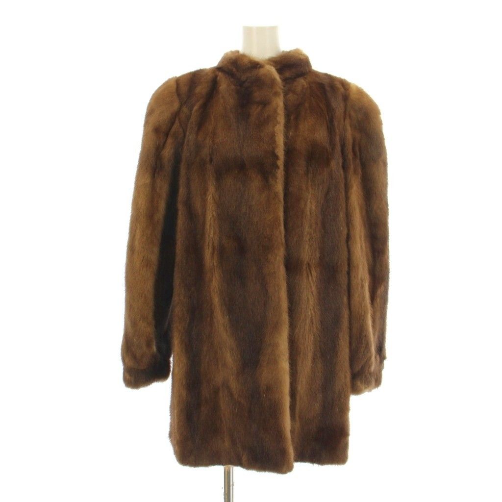 サガミンク SAGA MINK 銀サガ ミンクファーコート 毛皮コート ミドル丈