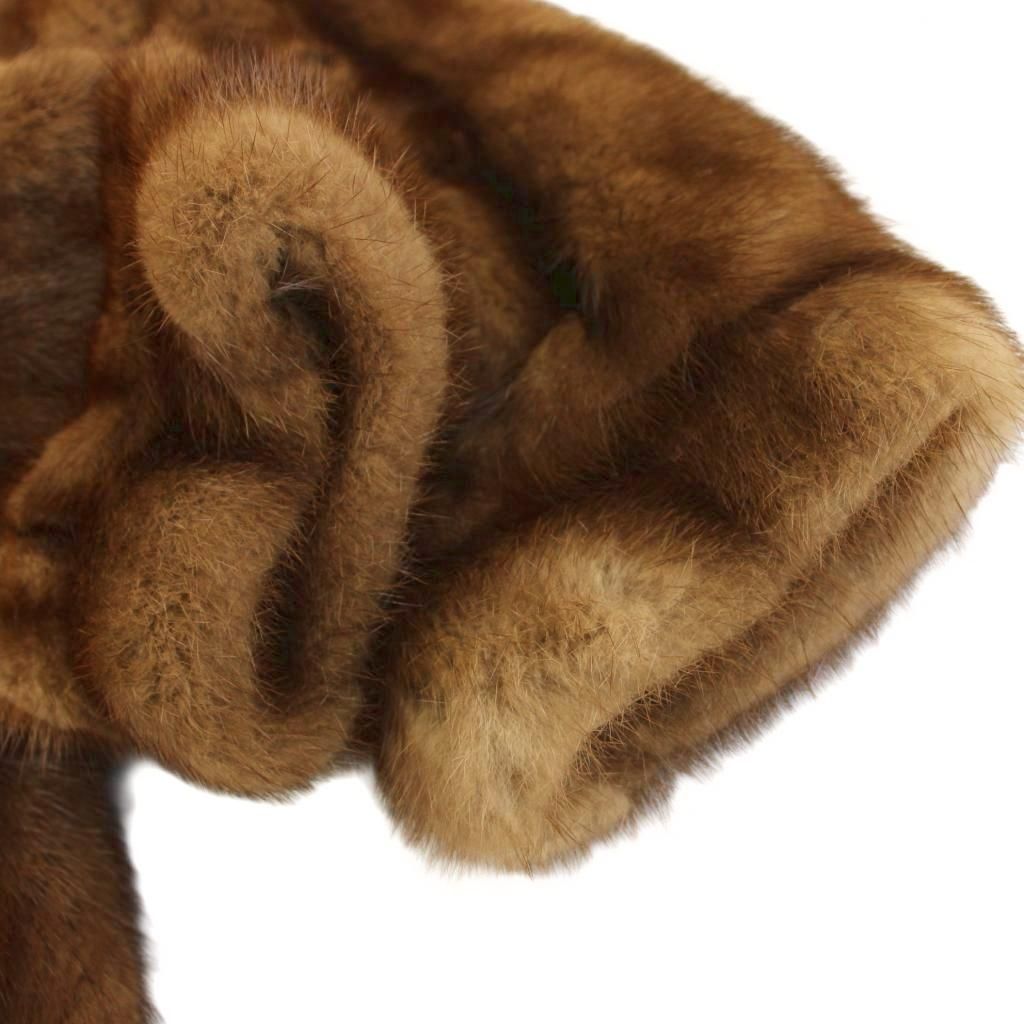 サガミンク SAGA MINK 銀サガ ミンクファーコート 毛皮コート ミドル丈