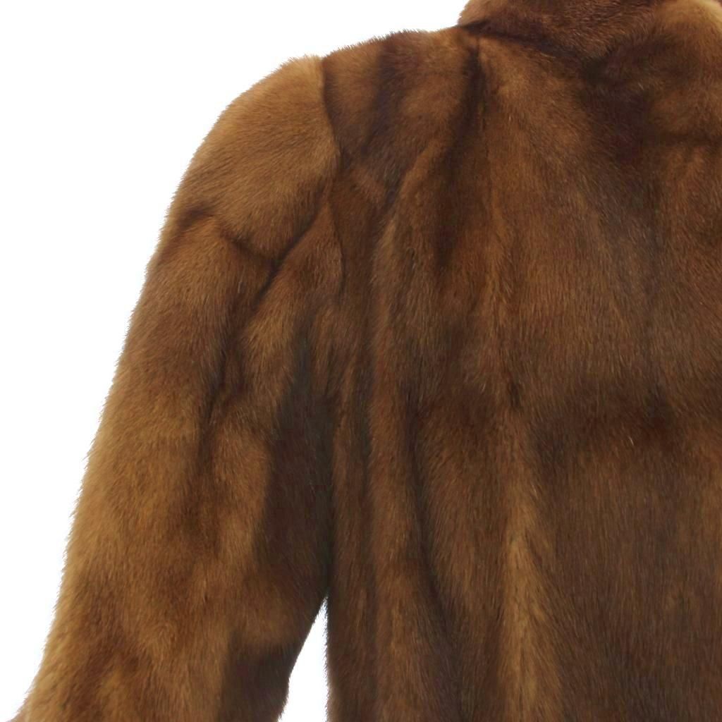 サガミンク SAGA MINK 銀サガ ミンクファーコート 毛皮コート ミドル丈