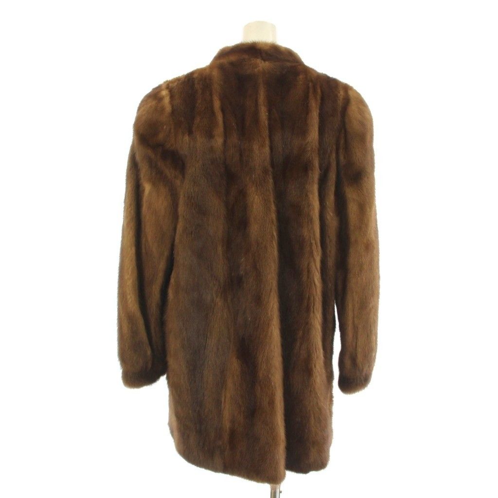 サガミンク SAGA MINK 銀サガ ミンクファーコート 毛皮コート ミドル丈