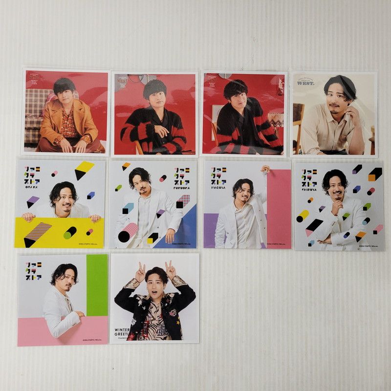 中古美品】 WEST. 桐山照史 ましかくフォト セット 【086-251222-TT-02