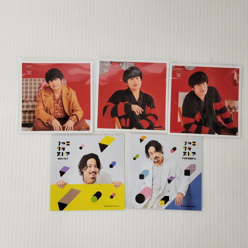 中古美品】 WEST. 桐山照史 ましかくフォト セット 【086-251222-TT-02